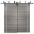 Sliding Closet Barn Bypass Doors | Planum 0310 Ginger Ash and Aluminum Strips | Sturdy Top Mount 6.6ft Rails Hardware Set | Wood Solid Bedroom Wardrobe Doors Ginger Ash