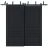 Sliding Closet Barn Bypass Doors | Veregio 7411 Antracite | Sturdy 6.6ft Rails Hardware Set | Wood Solid Bedroom Wardrobe Doors  Antracite