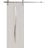 Modern Barn Door 18 x 80 inches | BASIC 3002 Oak Franko | 6.6FT Silver Rail Track Heavy Hardware Set | Solid Panel Interior Doors Ash Franko