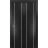 Sliding Closet Bi-fold Doors | Planum 0410 Matte Black | Sturdy Tracks Moldings Trims Hardware Set | Wood Solid Bedroom Wardrobe Doors  Black Matte