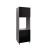 SOC3096DD-DD-GRE Tall Single Oven Cabinets -with White Gloss 3D door Black