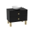 Modern Free Standing Bathroom Vanity with Washbasin | Dune Black Matte Collection | Non-Toxic Fire-Resistant MDF Black Matte