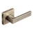 Modern Square Handle - Bronze Dummy 2 pack Bronze