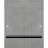 Sliding Closet Bypass Doors | Planum 0012 Ginger Ash and Aluminum Strips | Sturdy Top Mount Rails Moldings Trims Hardware Set | Wood Solid Bedroom Wardrobe Doors Concrete