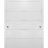Sliding Closet Bypass Doors with hardware | Planum 0020 Chocolate Ash | Sturdy Rails Moldings Trims Hardware Set | Modern Wood Solid Bedroom Wardrobe Doors White