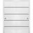 Sliding Closet Bypass Doors | Planum 0015 Concrete and Aluminum Strips | Sturdy Rails Moldings Trims Hardware Set | Wood Solid Bedroom Wardrobe Doors White