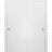 Sliding Closet Bypass Doors | Planum 0010 Matte Grey | Sturdy Rails Moldings Trims Hardware Set | Wood Solid Bedroom Wardrobe Doors White