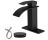 Oil Rubbed Bronze Vessel Sink Faucet, Single Handle Bathroom Faucet for Sink 1 Hole, Lavatory Vanity Tap Black Matte