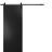 Sliding Barn Door with Hardware | Planum 0010 Primed | 6.6FT Rail Hangers Sturdy Set | Modern Solid Panel Interior Doors Black Matte