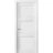 Pantry Kitchen 3-Panels Door with Hardware | Lucia 2661 White Silk | Single Panel Frame Trims | Bathroom Bedroom Sturdy Doors  White
