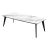 Dining Table PALERMO 102x47x29 Laminam Naturali Noir Desir Laminam Bianco Statuario Venato