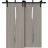 Sliding Closet Barn Bypass Doors 36 x 80 inches | BASIC 3002 Walnut Franko | Modern 6.6ft Rails Hardware Set | Wood Solid Bedroom Wardrobe Doors Oak Franko