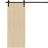 Sliding Barn Door with Hardware | Planum 0010 Primed | 6.6FT Rail Hangers Sturdy Set | Modern Solid Panel Interior Doors Vertical Natural Veneer