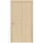 Sliding Closet Bi-fold Doors | Planum 0010 White Silk | Sturdy Tracks Moldings Trims Hardware Set | Wood Solid Bedroom Wardrobe Doors  Vertical Natural Veneer