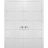 French Double Interior Doors with Hardware | Planum 0020 Grey Oak | Panel Frame Trims | Bathroom Bedroom Interior Sturdy Door White