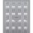 Sliding Closet Double Bi-fold Doors | Veregio 7455 Antracite with Frosted Glass | Sturdy Tracks Moldings Trims Hardware Set | Wood Solid Bedroom Wardrobe Doors  Matte Grey