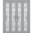 Sliding Closet Double Bi-fold Doors | Veregio 7602 Matte Grey with Frosted Glass | Sturdy Tracks Moldings Trims Hardware Set | Wood Solid Bedroom Wardrobe Doors  Matte Grey