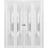 Sliding Closet Double Bi-fold Doors | Planum 2102 Chocolate Ash with Frosted Glass | Sturdy Tracks Moldings Trims Hardware Set | Wood Solid Bedroom Wardrobe Doors  White