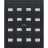 Sliding Closet Double Bi-fold Doors | Veregio 7455 Antracite with Frosted Glass | Sturdy Tracks Moldings Trims Hardware Set | Wood Solid Bedroom Wardrobe Doors  Antracite