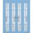Sliding Closet Double Bi-fold Doors | Veregio 7412 Antracite with Frosted Glass | Sturdy Tracks Moldings Trims Hardware Set | Wood Solid Bedroom Wardrobe Doors  Aquamarine
