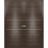 Sliding Closet Double Bi-fold Doors | Planum 0110 Matte Black and Aluminum Strips | Sturdy Tracks Moldings Trims Hardware Set | Wood Solid Bedroom Wardrobe Doors Chocolate Ash
