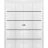 Sliding Closet Double Bi-fold Doors | Planum 0015 Concrete and Aluminum Strips | Sturdy Tracks Moldings Trims Hardware Set | Wood Solid Bedroom Wardrobe Doors White