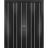 Sliding Closet Double Bi-fold Doors | Planum 0410 Matte Black | Sturdy Tracks Moldings Trims Hardware Set | Wood Solid Bedroom Wardrobe Doors  Black Matte