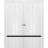 Sliding Closet Double Bi-fold Doors | Planum 0012 Concrete and Aluminum Strips | Sturdy Tracks Moldings Trims Hardware Set | Wood Solid Bedroom Wardrobe Doors White