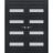 Interior Solid French Double Doors | Veregio 7455 Antracite with Frosted Glass | Wood Solid Panel Frame Trims | Closet Bedroom Sturdy Doors  Antracite
