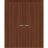 Interior Solid French Double Doors 36 x 80 inches | BASIC 3001 Antique Oak | Wood Interior Solid Panel Frame | Closet Bedroom Modern Doors Walnut Franko
