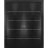 Sliding Closet Double Bi-fold Doors | Planum 0020 Ginger Ash | Sturdy Tracks Moldings Trims Hardware Set | Wood Solid Bedroom Wardrobe Doors  Black Matte