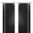 Sturdy Double Barn Door with Hardware | Planum 0310 Ginger Ash and Aluminum Strips | Silver 13FT Rail Hangers Heavy Set | Modern Solid Panel Interior Doors Black Matte