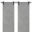 Double Barn Door 36 x 80 inches | Planum 0010 Gloss Black | 13FT Rail Track Set | Solid Panel Interior Doors Concrete