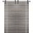 Sturdy Double Barn Door with Hardware | Planum 0310 Matte Black and Aluminum Strips | 13FT Rail Hangers Heavy Set | Modern Solid Panel Interior Doors Ginger Ash