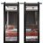 Sturdy Double Barn Door | Lucia 1299 Matte Black with Mirror | 13FT Rail Hangers Heavy Set | Solid Panel Interior Doors Black Matte