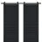 Sturdy Double Barn Door | Veregio 7411 Oliva | 13FT Rail Hangers Heavy Set | Solid Panel Interior Doors Antracite