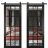 Sturdy Double Barn Door 12 lites | Felicia 3355 Matte White with Clear Glass | 13FT Rail Hangers Heavy Set | Solid Panel Interior Doors Black Matte