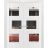 Solid French Double Doors Opaque Glass / Sete 6999 White Silk with Mirror / Wood Solid Panel Frame / Closet Bedroom Modern Doors -48" x 96" (2* 24x96) White