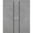 Sliding Double Pocket Door with Frames | Planum 0016 White Silk and Aluminum Strips | Kit Trims Rail Hardware | Solid Wood Interior Bedroom Bathroom Closet Sturdy Doors Concrete