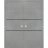 Modern Double Pocket Doors | Planum 0014 Concrete and Aluminum Strips | Kit Trims Rail Hardware | Solid Wood Interior Bedroom Sliding Closet Sturdy Door Concrete