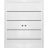 Modern Double Pocket Doors | Planum 0015 Concrete and Aluminum Strips | Kit Trims Rail Hardware | Solid Wood Interior Bedroom Sliding Closet Sturdy Door White