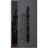 Front Exterior Prehung Steel Door / Ronex 0130 Grey 96" / Sidelight Exterior Window Sidelite / Entry Metal Modern Painted W36+14" x H96" Right hand Inswing Gray