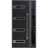 Front Exterior Prehung Steel Door / Ronex 0131 Grey 96" / Sidelight Exterior Window Sidelite / Entry Metal Modern Painted W36+12" x H96" Left hand Inswing Black