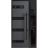 Front Exterior Prehung Steel Door / Ronex 0131 Grey 96" / Sidelight Exterior Window Sidelite / Entry Metal Modern Painted W36+12" x H96" Left hand Inswing Gray