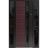 Front Exterior Prehung Steel Door / Ronex 0162 Red Oak 96" / 2 Sidelight Exterior Windows Sidelites/ Entry Metal Modern Painted W12+36+12" x H96" Left hand Inswing Red Oak