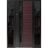 Front Exterior Prehung Steel Door / Ronex 0162 Red Oak 96" / 2 Sidelight Exterior Windows Sidelites/ Entry Metal Modern Painted W14+36+14" x H96" Right hand Inswing Red Oak