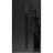 Front Exterior Prehung Steel Door / Dekton 0163 Venezia Noce 96”/ Side Exterior Window Sidelite / Entry Metal Modern Painted W36+12" x H96" Left hand Inswing Ardesia Nero