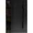 Front Exterior Prehung Steel Door / Dekton 0163 Ardesia Nero / Side Exterior Window Sidelite / Entry Metal Modern Painted W36+12" x H80" Left hand Inswing Ardesia Nero