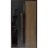 Front Exterior Prehung Steel Door / Dekton 0163 Ardesia Nero 96”/ Side Exterior Window Sidelite / Entry Metal Modern Painted W36+12" x H96" Right hand Inswing Venezia Noce
