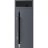 Front Exterior Prehung Steel Door / Ronex 1011 Grey / Transom Window Sidelite / Stainless Inserts Entry Metal Modern Painted W36" x H80+16" Right hand Inswing Gray